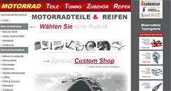 Desktop Screenshot of motorrad-teile-reifen.de